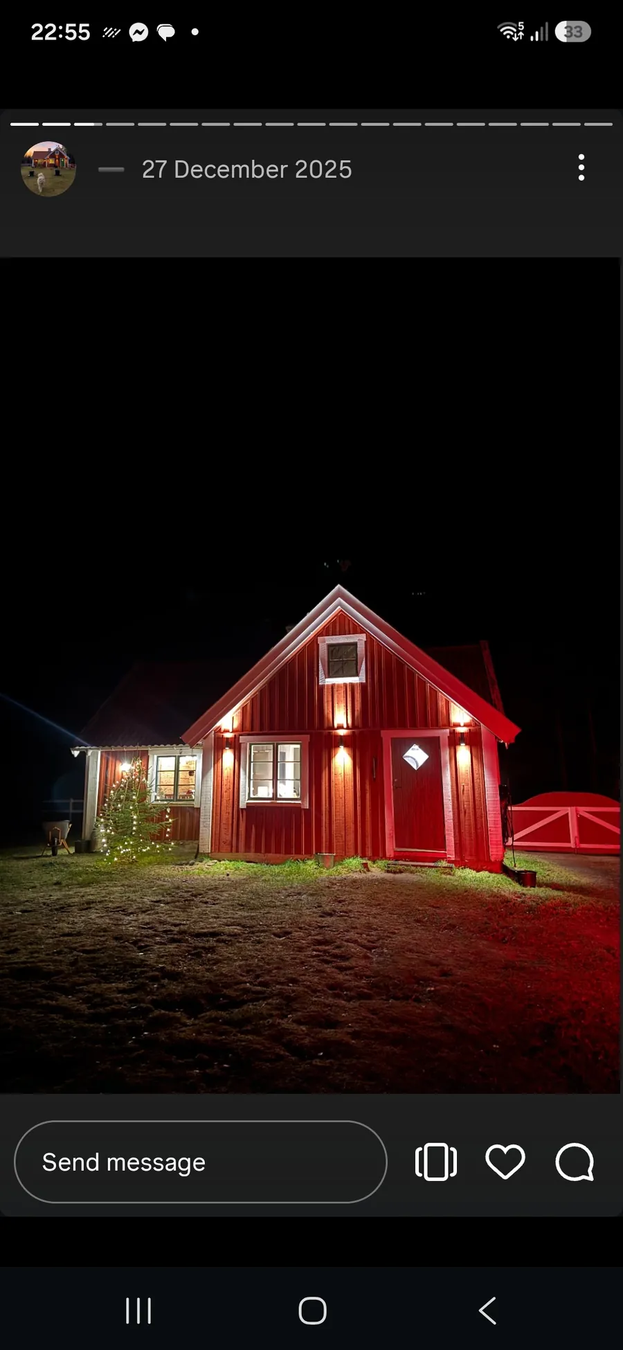 Den röda stugan i Torpa